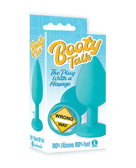 Doll Authority Anal Products The 9's Booty Calls Wrong Way Plug - Blue