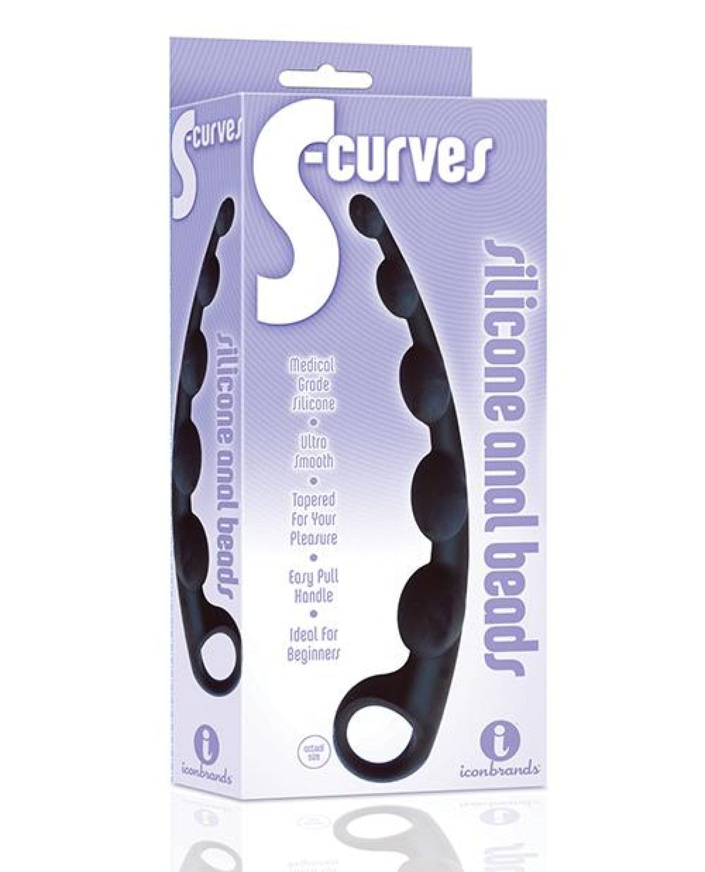 Doll Authority Anal Products The 9's S-curved Silicone Anal Beads