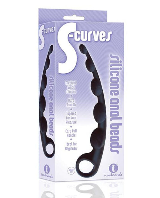 Doll Authority Anal Products The 9's S-curved Silicone Anal Beads