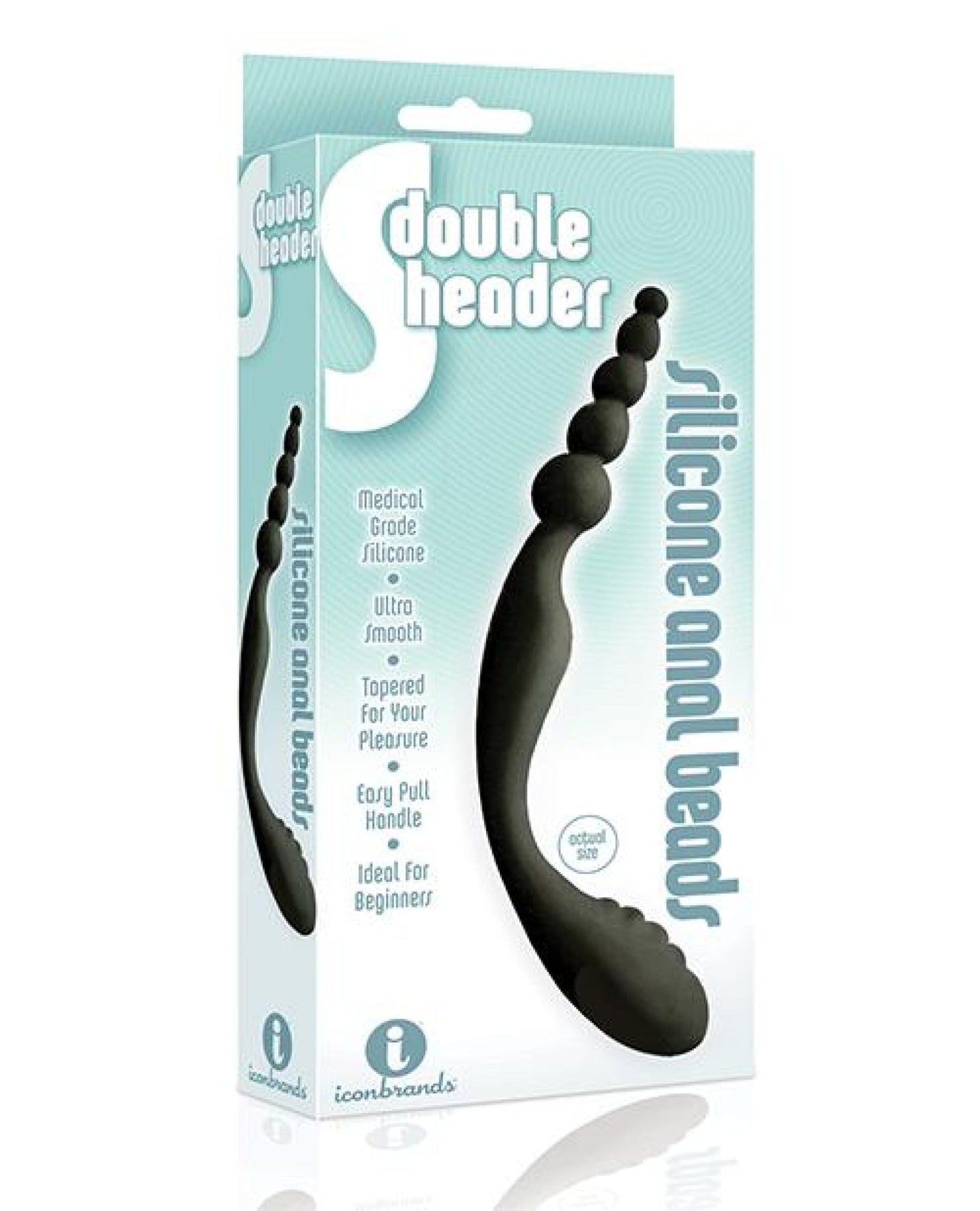 Doll Authority Anal Products The 9's S Double Header Double Ended Silicone Anal Beads