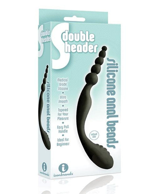 Doll Authority Anal Products The 9's S Double Header Double Ended Silicone Anal Beads