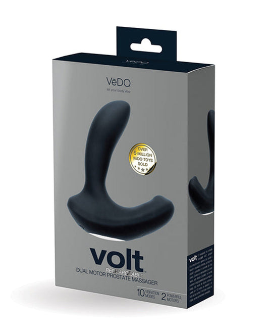 Doll Authority Anal Products VeDo Volt Rechargeable Prostate Vibe - Black