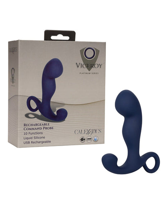 Doll Authority Anal Products Viceroy Rechargeable Command Probe - Navy