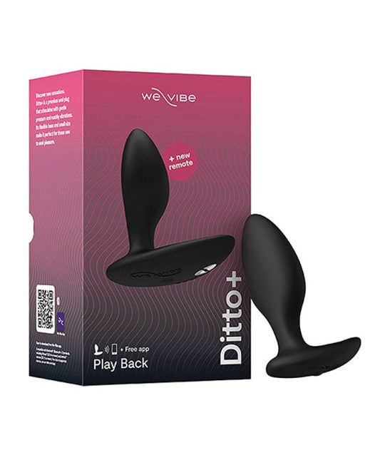 Doll Authority Anal Products Satin Black We-vibe Ditto+