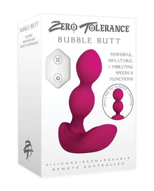 Doll Authority Anal Products Zero Tolerance Anal Bubble Butt - Burgundy