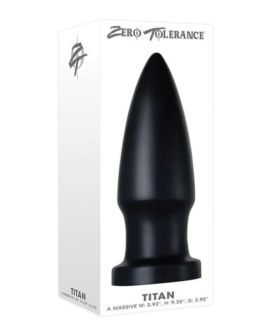 Doll Authority Anal Products Zero Tolerance Titan - Black