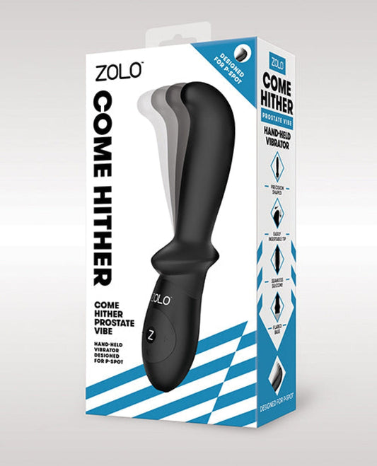 Doll Authority Anal Products Zolo Come Hither Prostate Vibe - Black