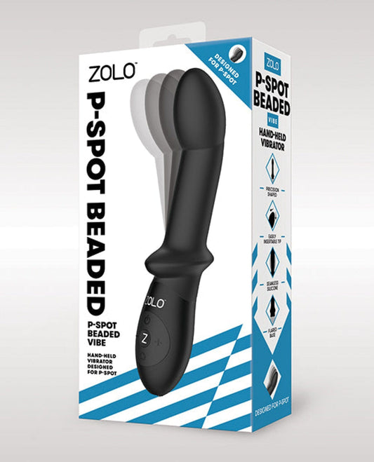 Doll Authority Anal Products Zolo P Spot Beaded Vibe - Black