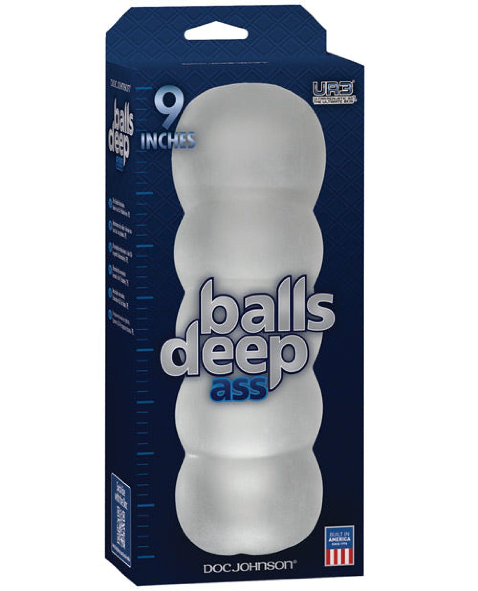 Doll Authority Dolls & Masturbators Balls Deep The Bad Ass 9" Stroker - Frost