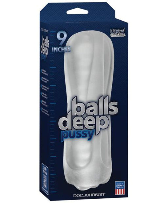 Doll Authority Dolls & Masturbators Balls Deep The Baller 9" Pussy Stroker - Frost