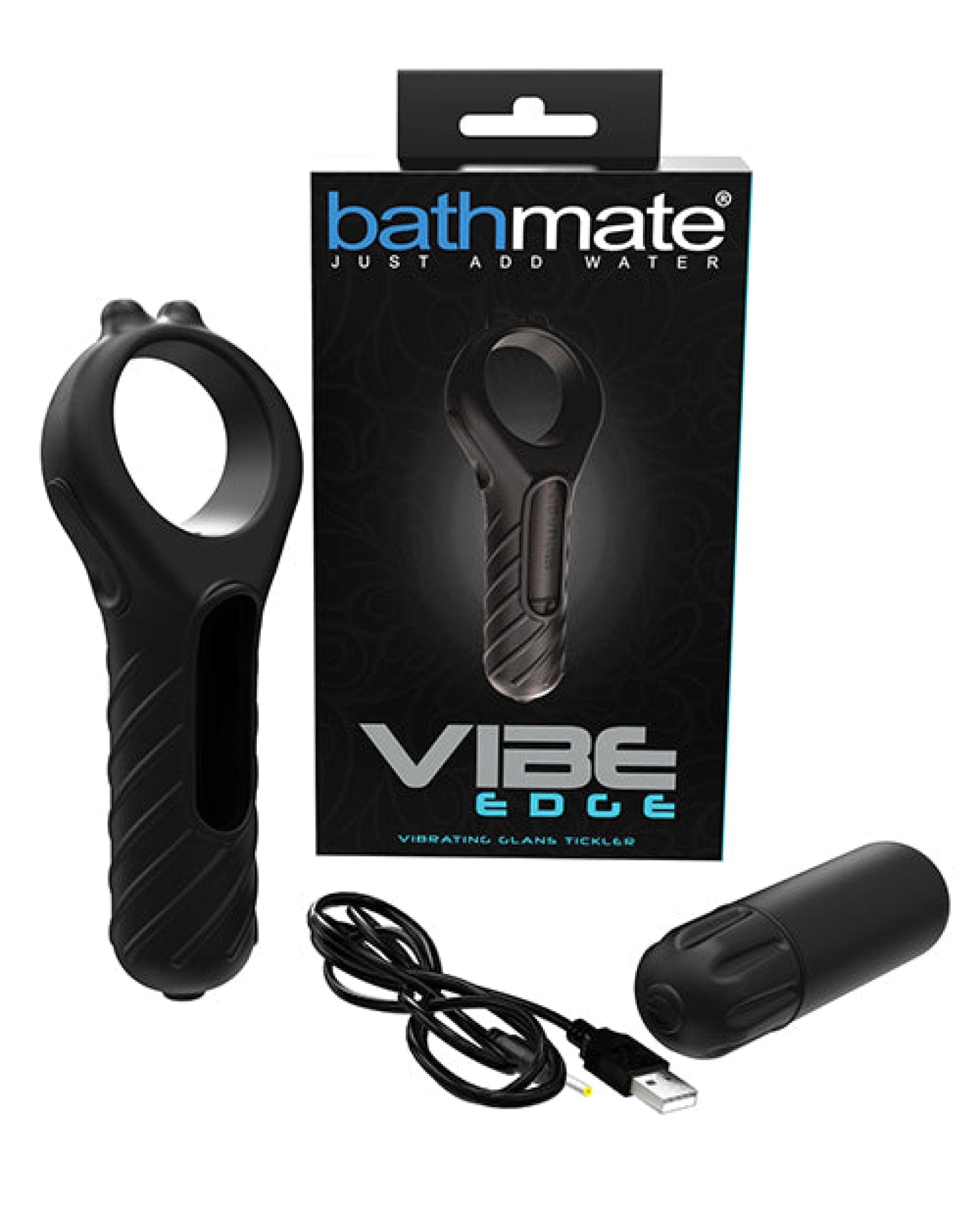 Doll Authority Dolls & Masturbators Bathmate Vibe Edge Glans Tickler - Black