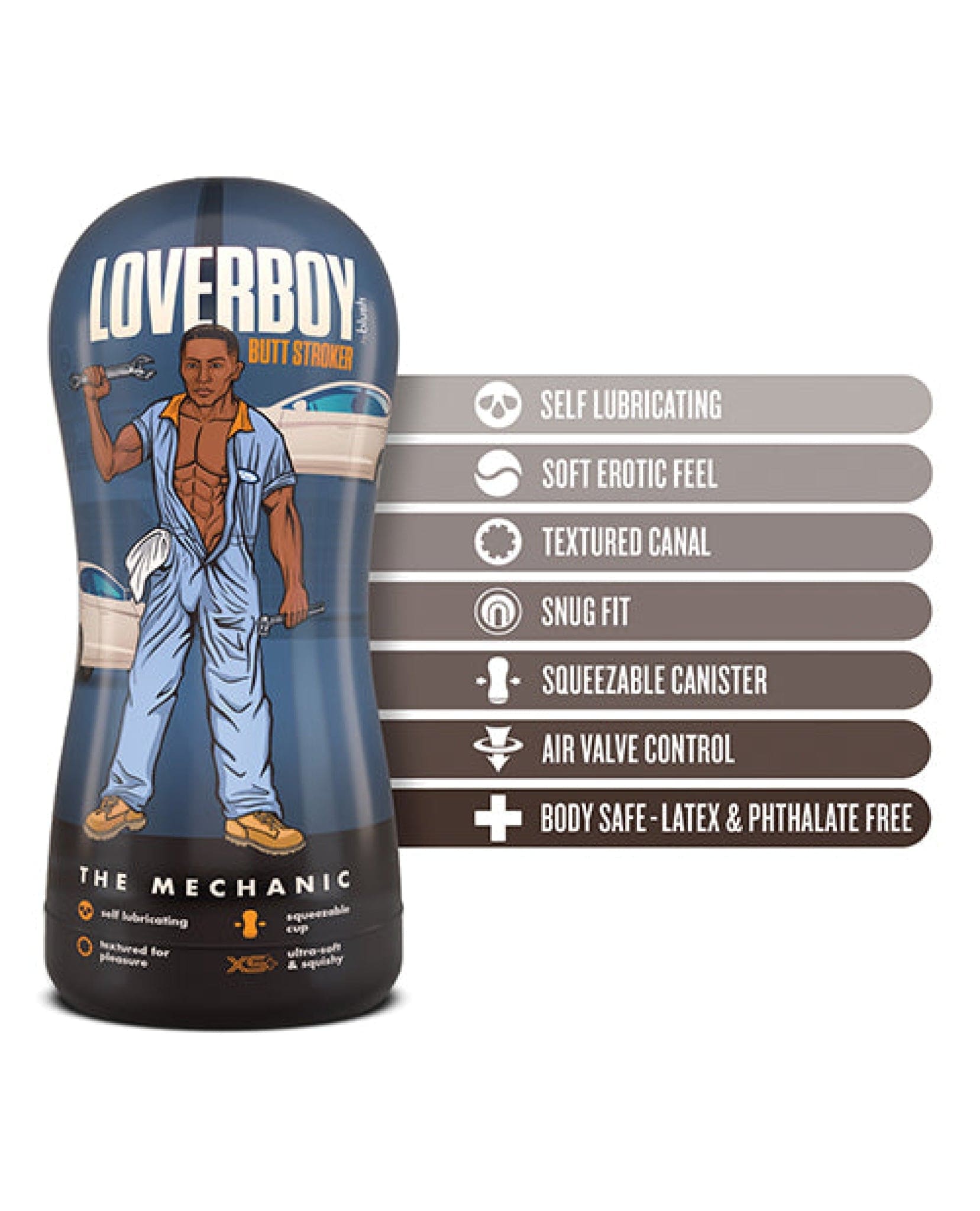 Doll Authority Dolls & Masturbators Blush Loverboy The Mechanic - Brown