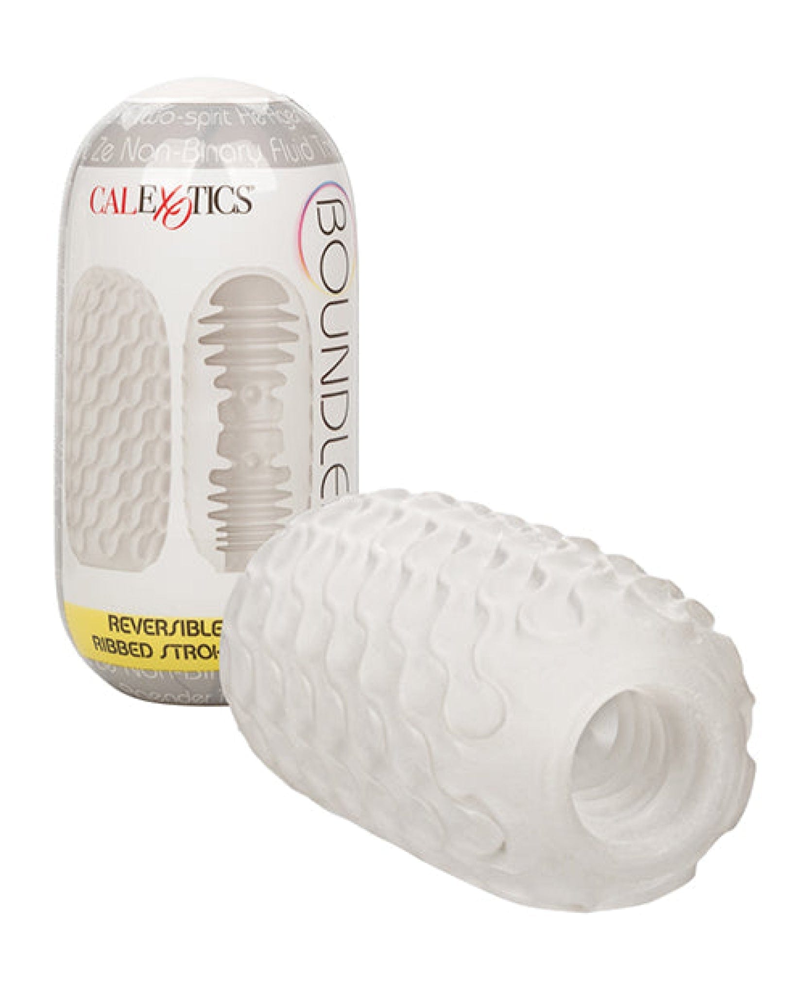 Doll Authority Dolls & Masturbators Boundless Reversible Ribbed Stroker - White