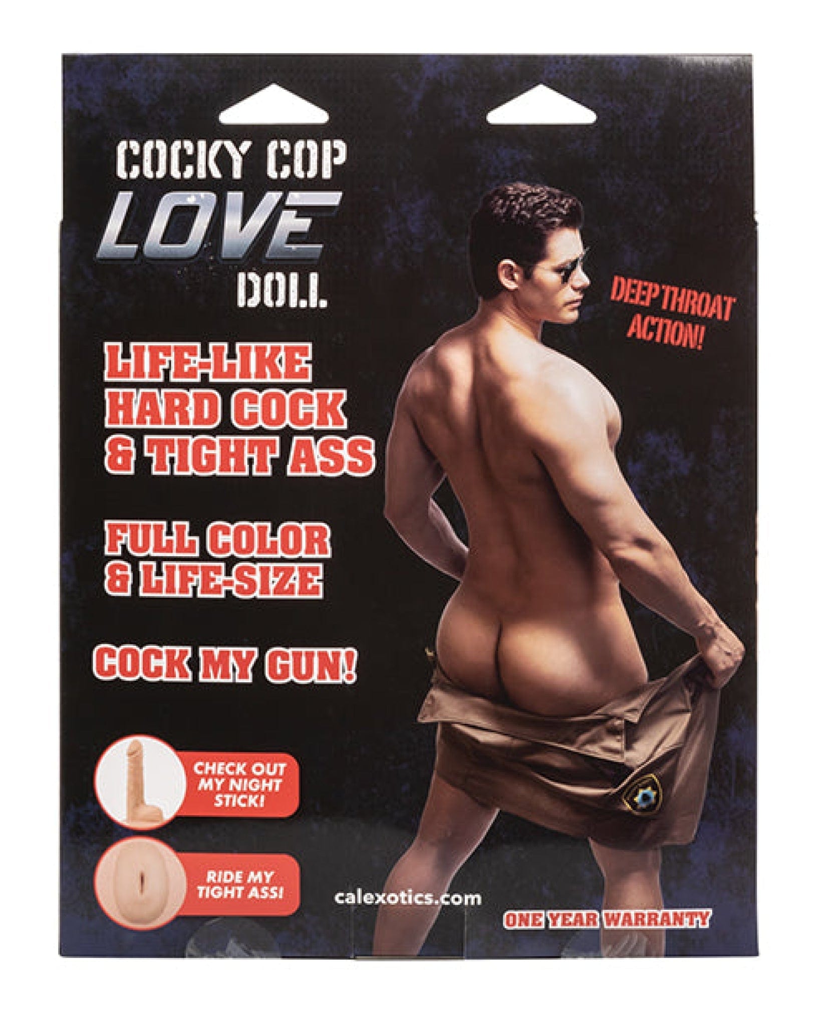 Doll Authority Dolls & Masturbators Cocky Cop Love Doll - Ivory