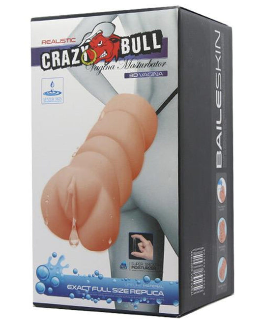 Doll Authority Dolls & Masturbators Crazy Bull No Lube Vagina Masturbator Sleeve - Ivory