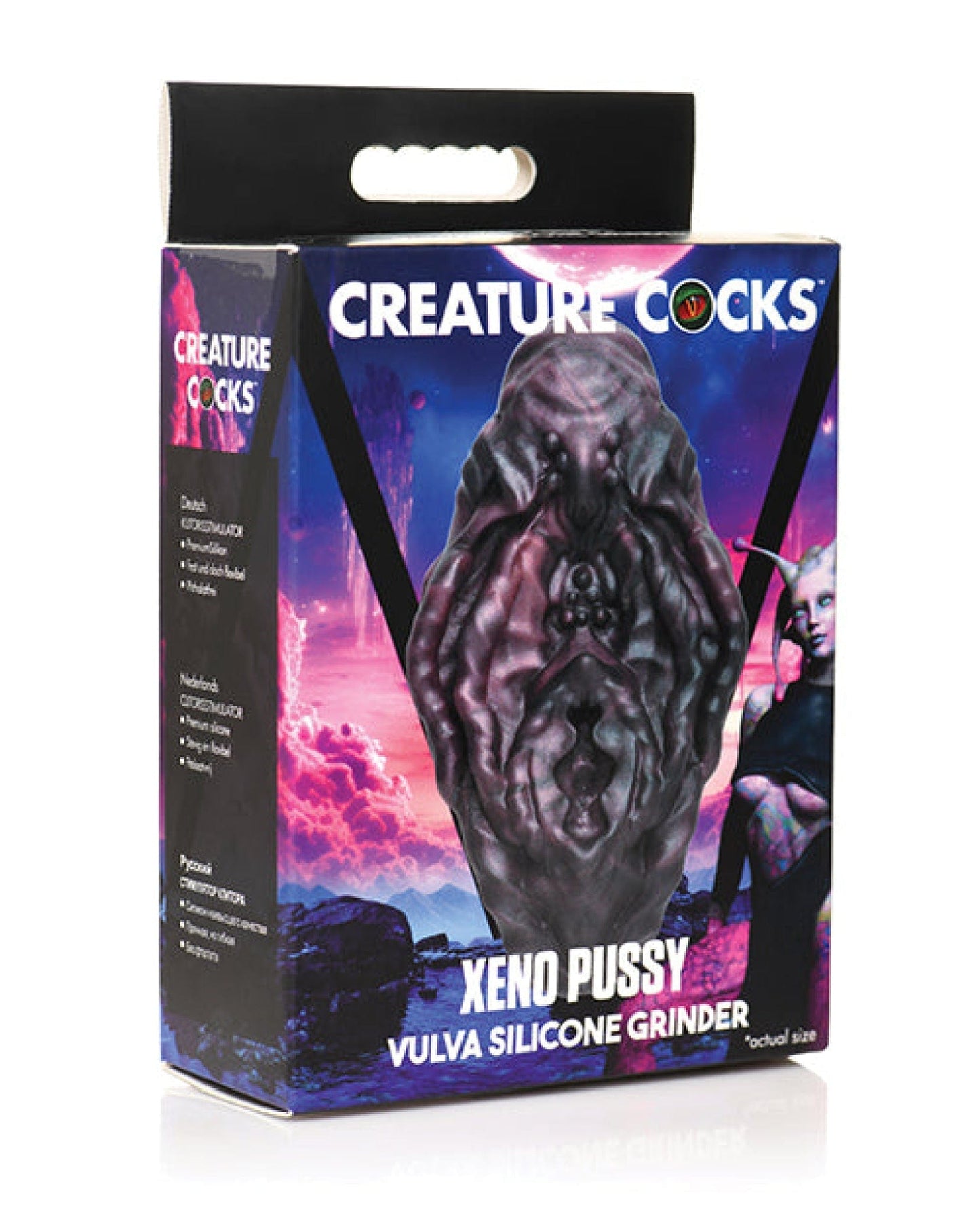 Doll Authority Dolls & Masturbators Creature Cocks Xeno Pussy Vulva Silicone Grinder - Multi Color