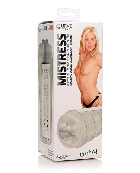 Doll Authority Dolls & Masturbators Curve Novelties Mistress Courtney Diamond Deluxe Clear Mouth Stroker