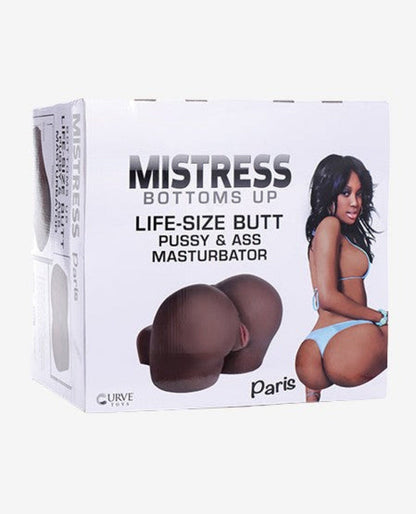 Doll Authority Dolls & Masturbators Curve Toys Mistress Bottom's Up Paris Life Size Pussy & Ass Masturbator