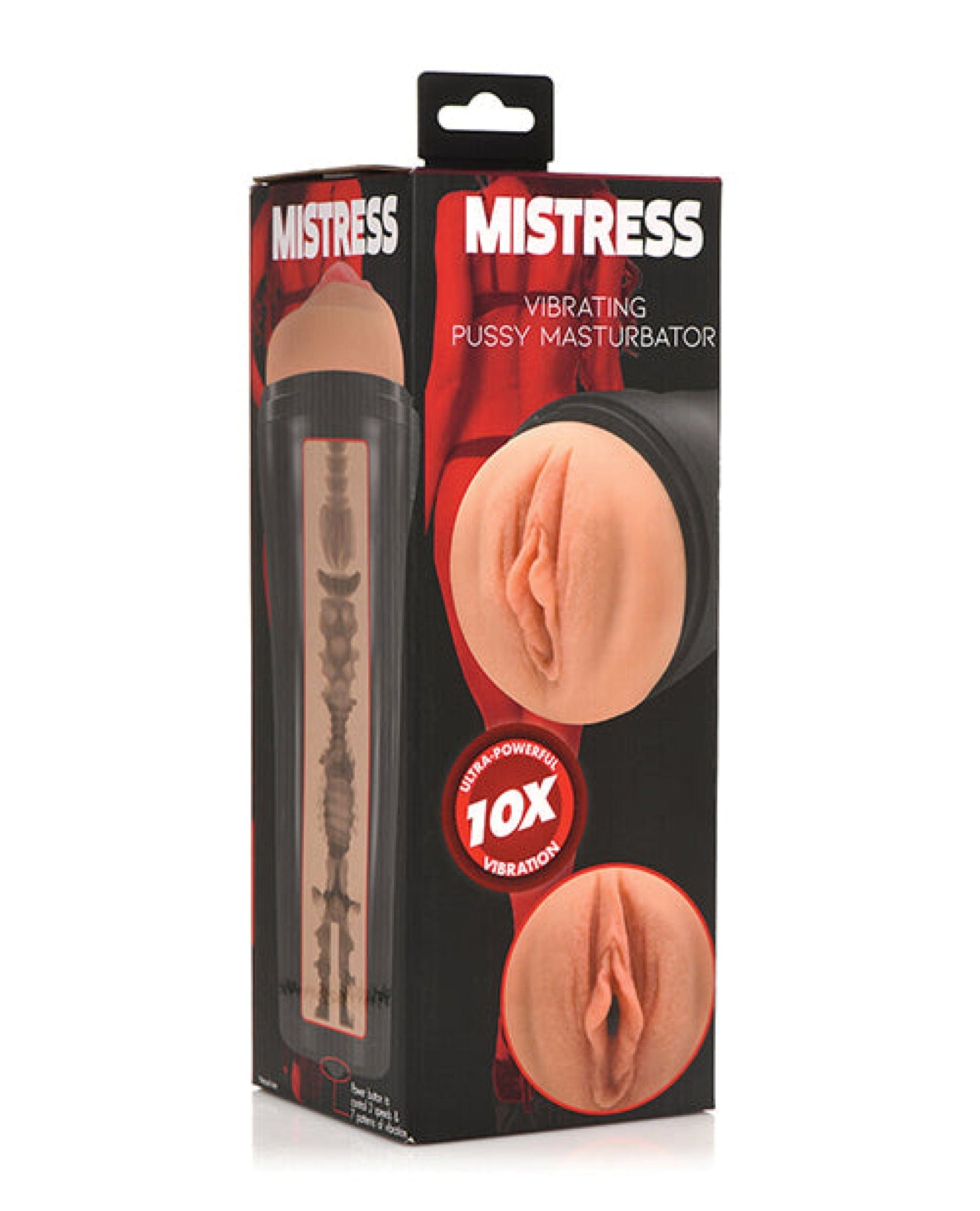 Doll Authority Dolls & Masturbators Curve Toys Mistress Vibrating Pussy Masturbator - Tan