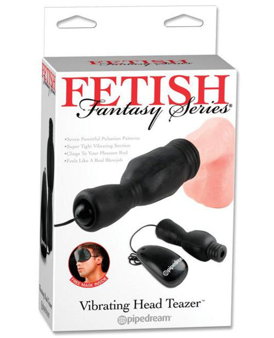 Doll Authority Dolls & Masturbators Fetish Fantasy Series Vibrating Head Teazer - Black