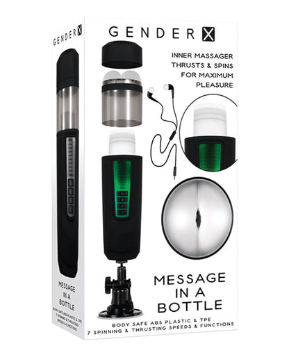 Doll Authority Dolls & Masturbators Gender X Message In A Bottle - Black