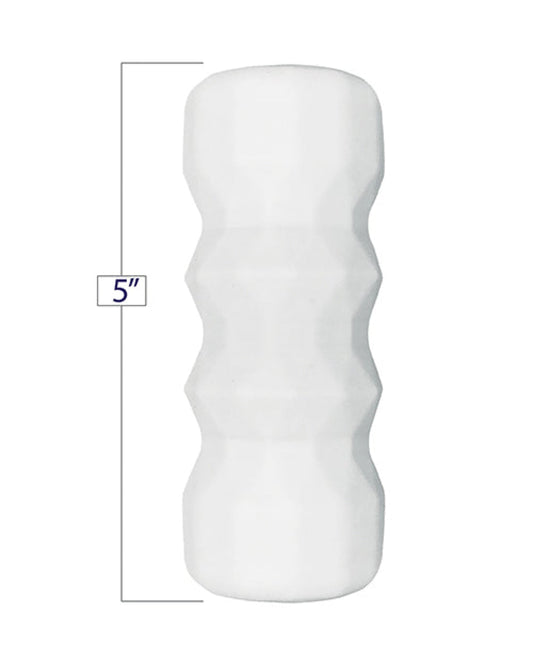 Doll Authority Dolls & Masturbators GeoStroker Four 5" Ultra-Soft Stroker - White