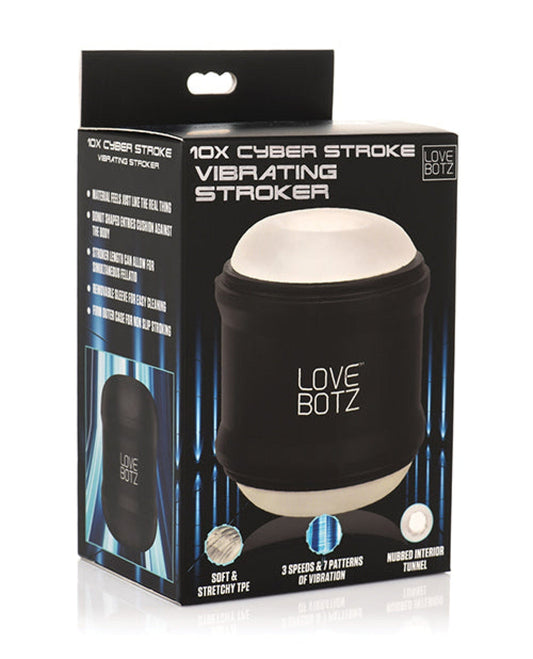 Doll Authority Dolls & Masturbators Lovebotz Mini Vibrating Double Stroker - Black