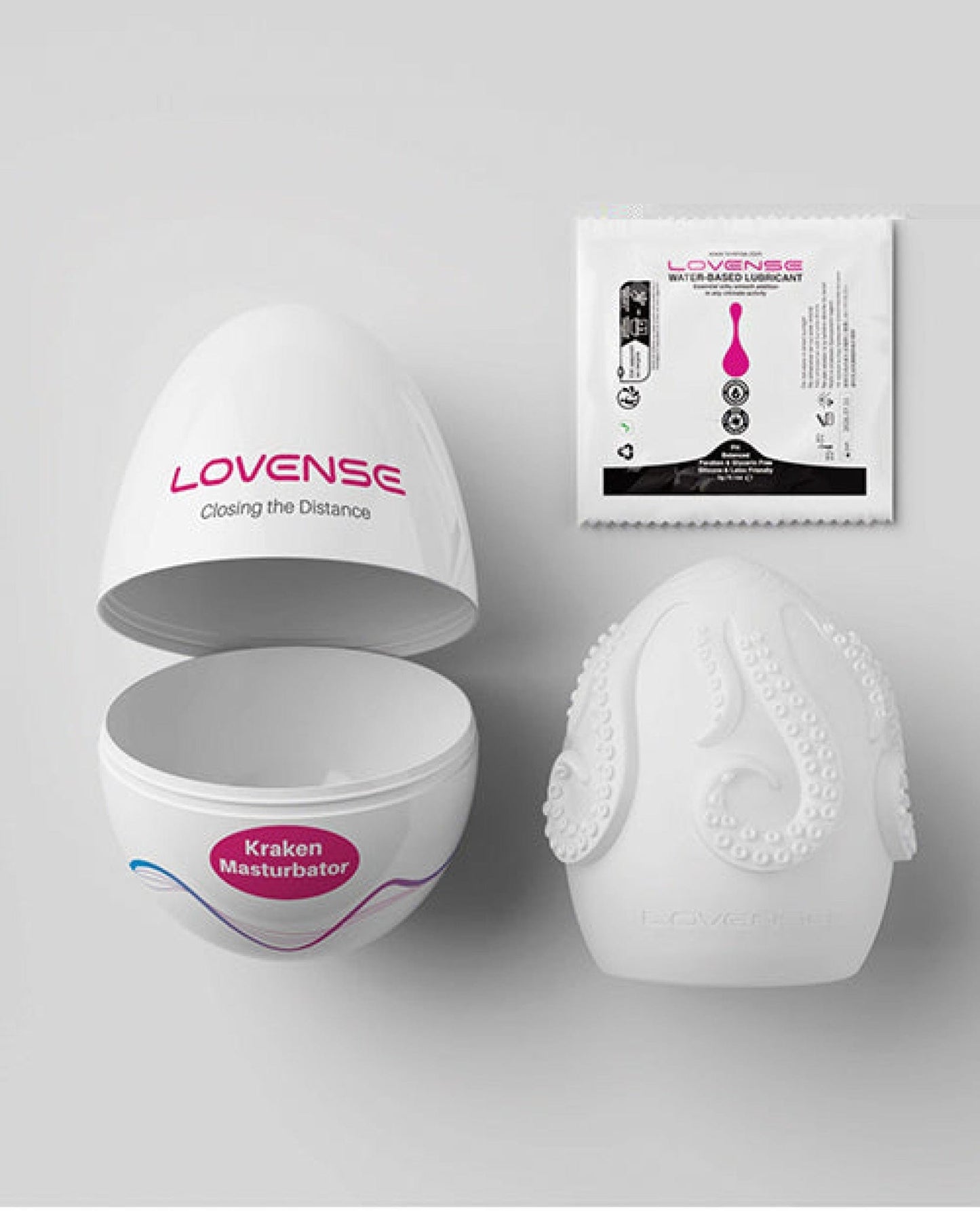 Doll Authority Dolls & Masturbators Lovense Kraken  Egg 6-pack - White