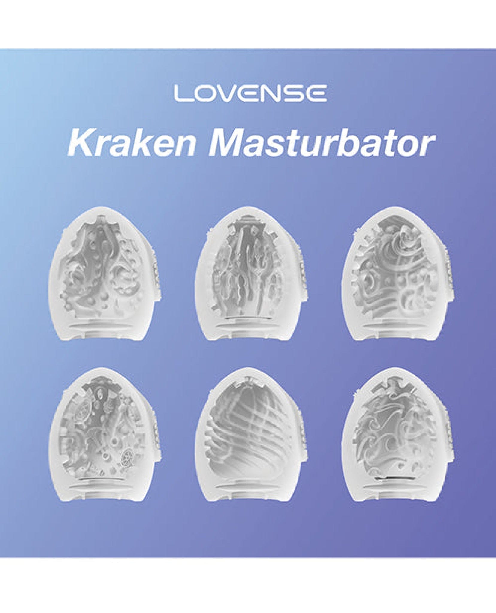 Doll Authority Dolls & Masturbators Lovense Kraken  Egg 6-pack - White