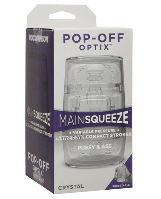 Doll Authority Dolls & Masturbators Main Squeeze Pop Off Optix - Crystal Pussy & Ass