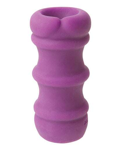 Doll Authority Dolls & Masturbators Mood Ultraskyn Thick Ribbed Stroker - Purple