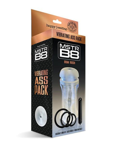 Doll Authority Dolls & Masturbators Mstr B8 Bum Rush Vibrating Ass Pack - Kit Of 5 Clear