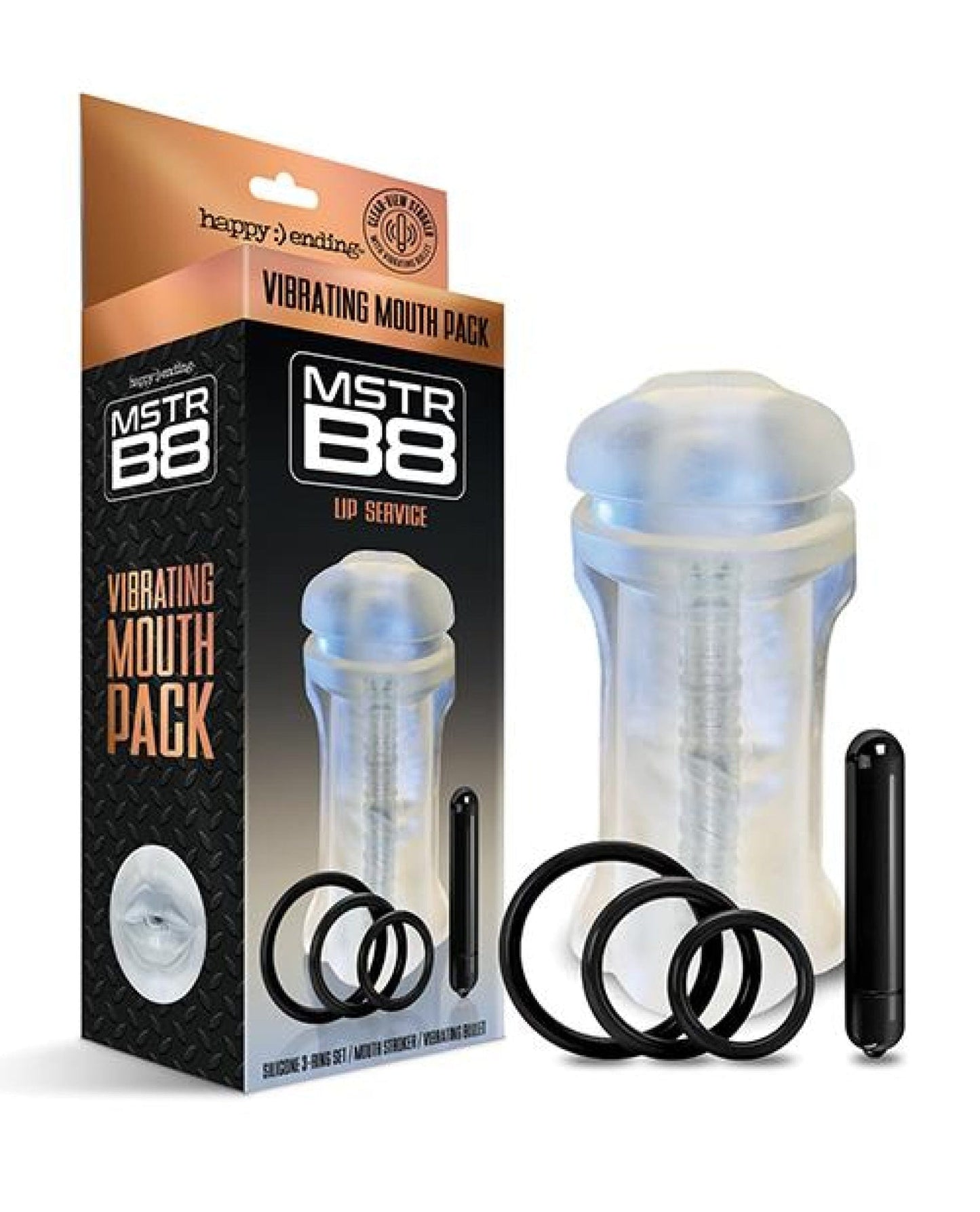 Doll Authority Dolls & Masturbators Mstr B8 Lip Service Vibrating Mouth Pack - Kit Of 5 Clear