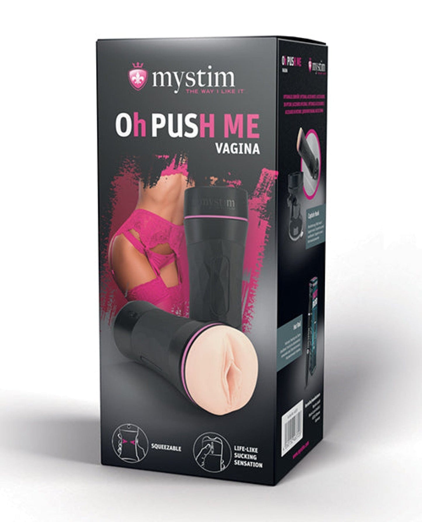 Doll Authority Dolls & Masturbators Mystim Oh-pushme Vagina - Black