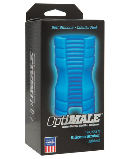 Doll Authority Dolls & Masturbators Optimale Truskyn Silicone Stroker Ribbed - Blue