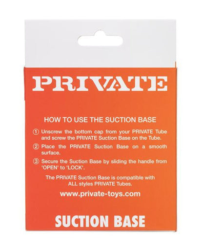 Doll Authority Dolls & Masturbators Private Suction Base Accessory - Black