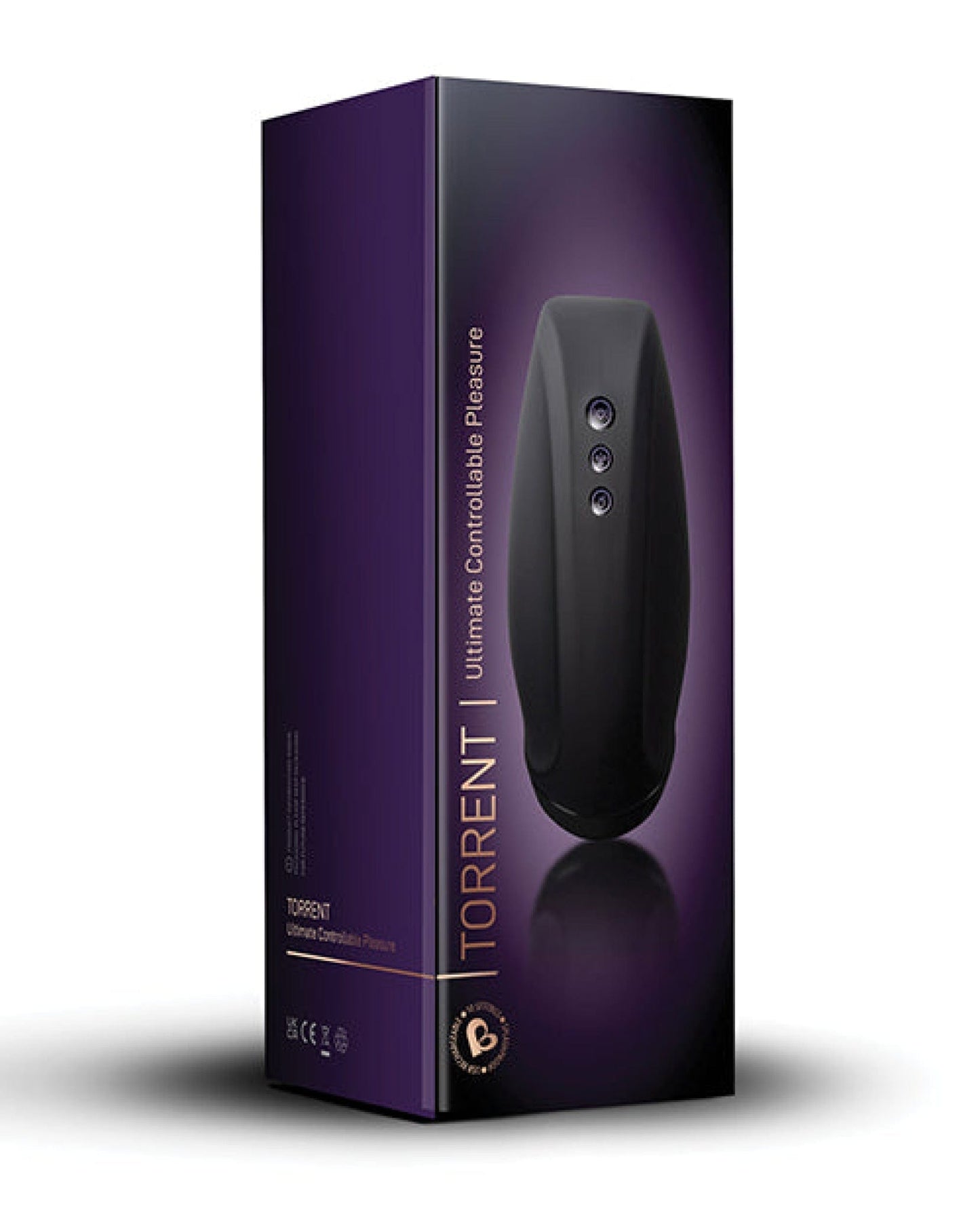 Doll Authority Dolls & Masturbators Rocks Off Torrent Rechargeable Stroker - Black