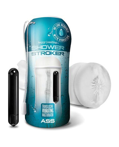 Doll Authority Dolls & Masturbators Shower Stroker Vibrating Ass - Clear