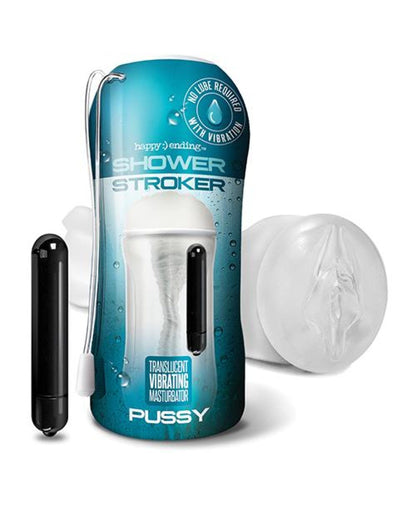 Doll Authority Dolls & Masturbators Shower Stroker Vibrating Pussy - Clear