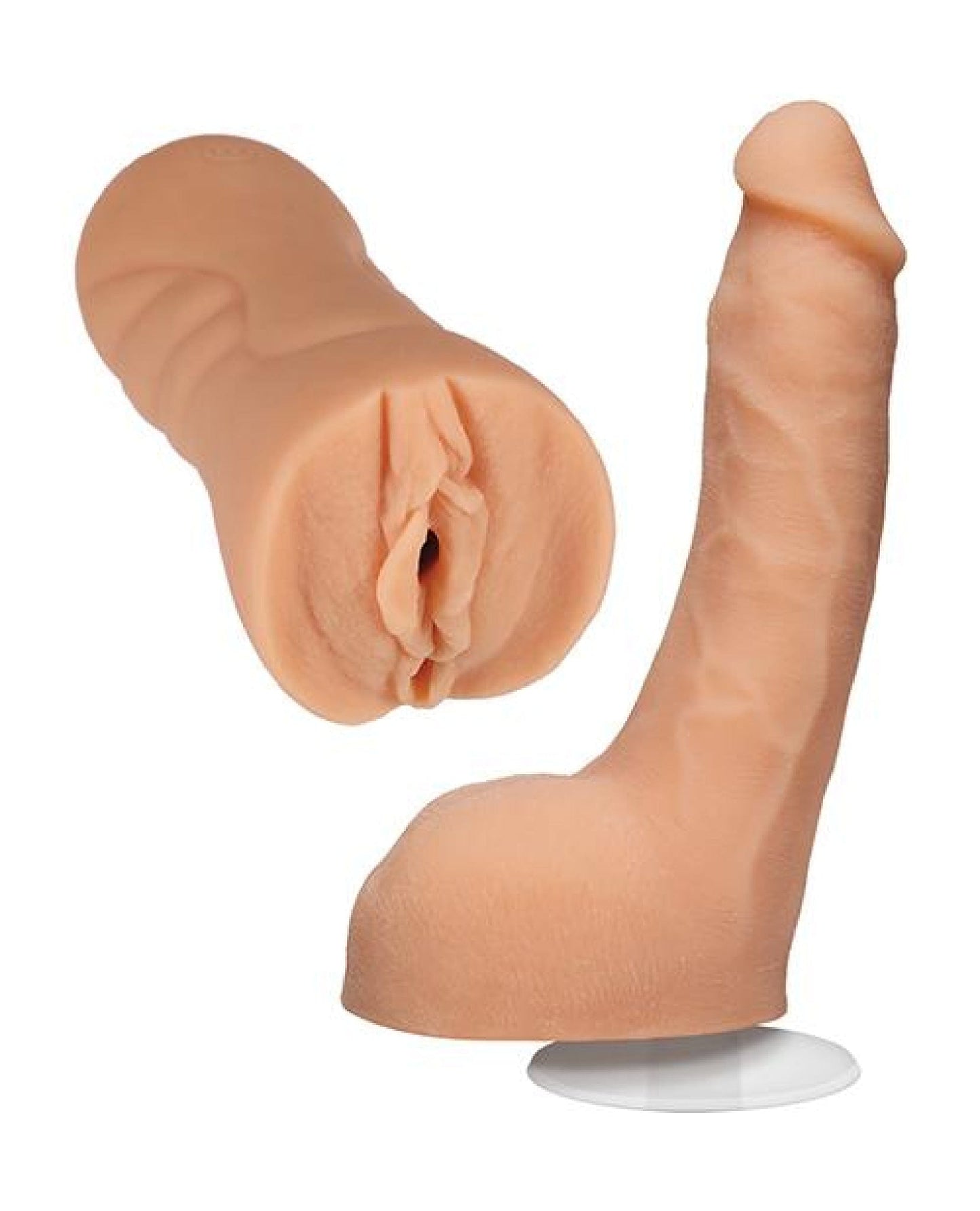 Doll Authority Dolls & Masturbators Signature Strokers Set Ultraskyn Stroker & 8" Cock W-removable Vac-u-lock Suction Cup - Leolulu