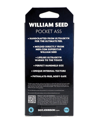 Doll Authority Dolls & Masturbators Signature Strokers Ultraskyn Pocket Ass - William Seed