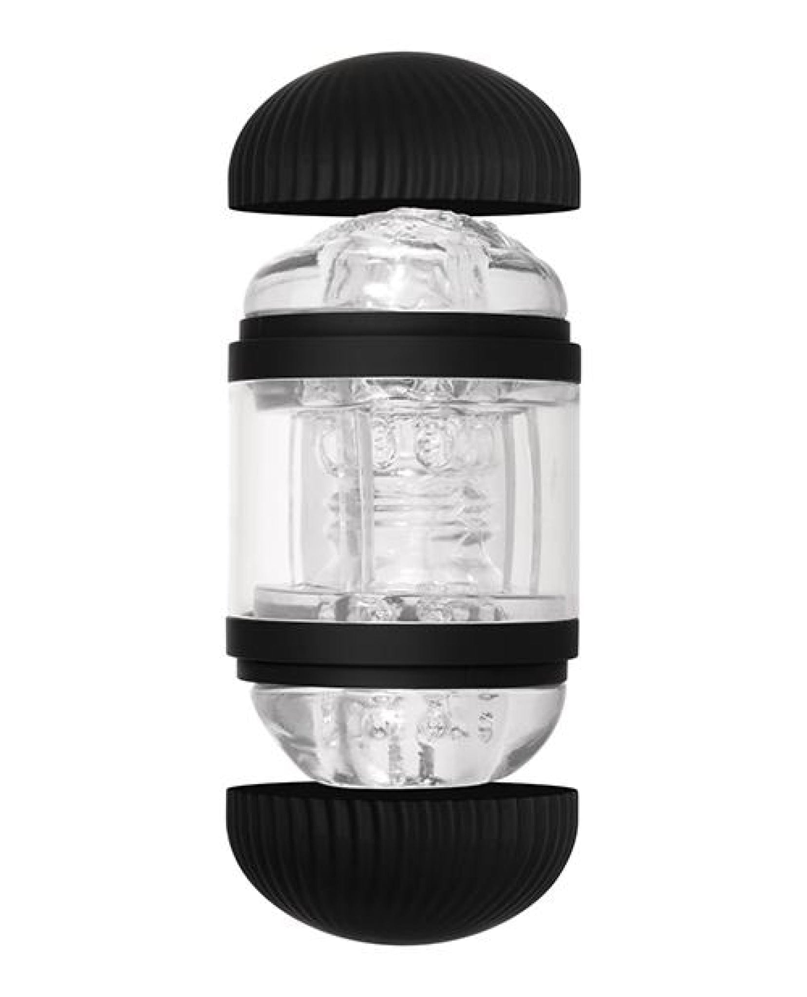 Doll Authority Dolls & Masturbators Zero Tolerance Double Decker Stroker - Black-clear