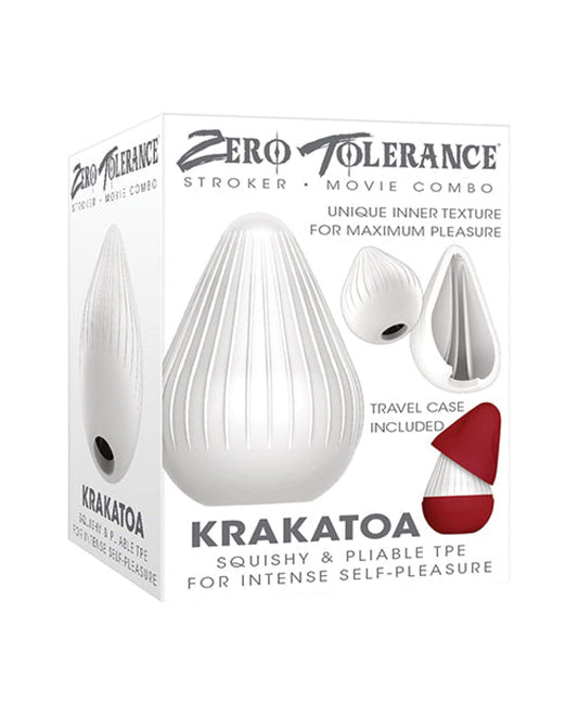 Doll Authority Dolls & Masturbators Zero Tolerance Krakatoa Stroker - White