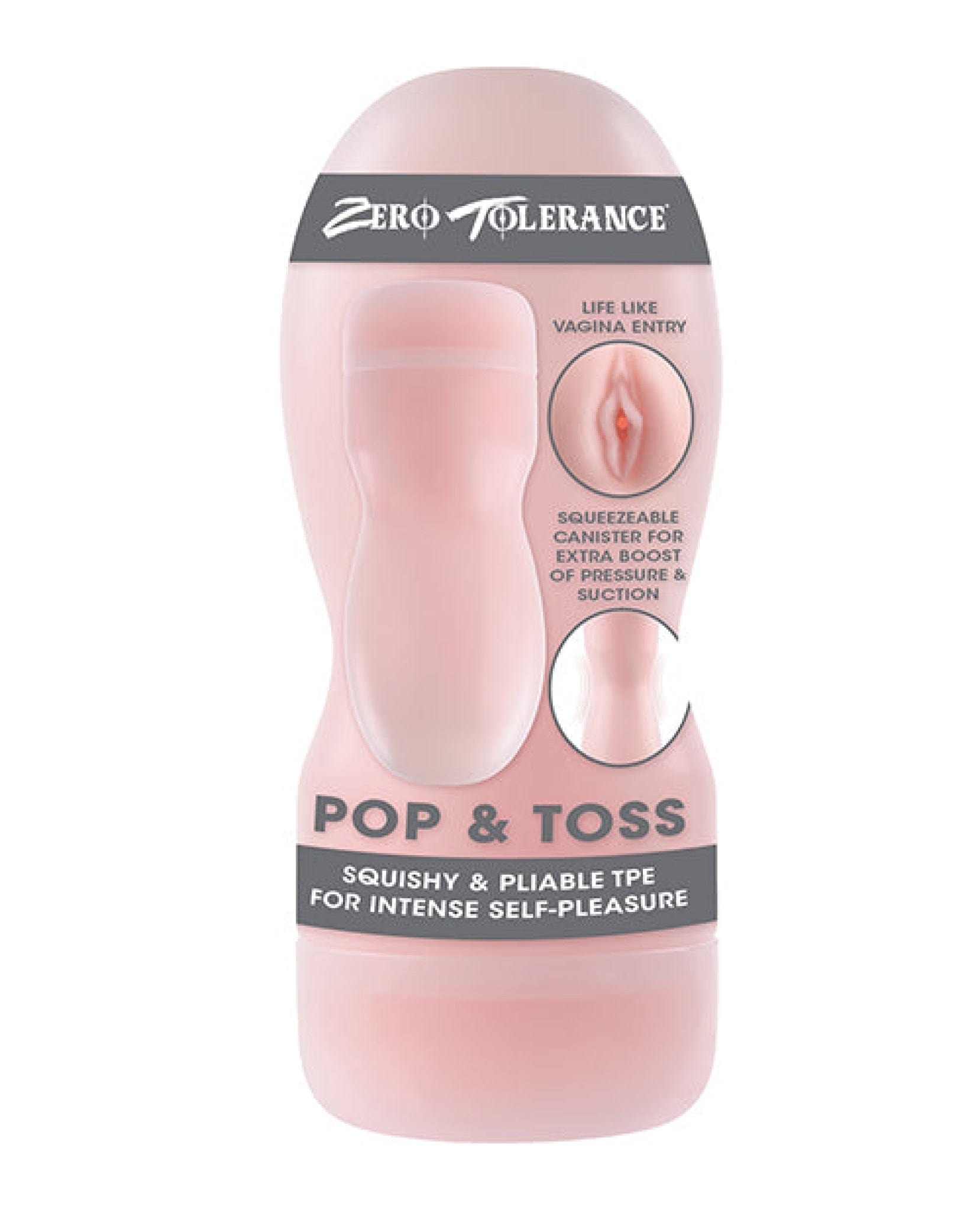 Doll Authority Dolls & Masturbators Zero Tolerance Pop & Toss Stroker - Light