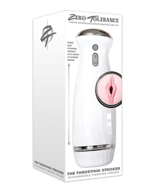 Doll Authority Dolls & Masturbators Zero Tolerance The Thrusting Stroker Rechargeable - White