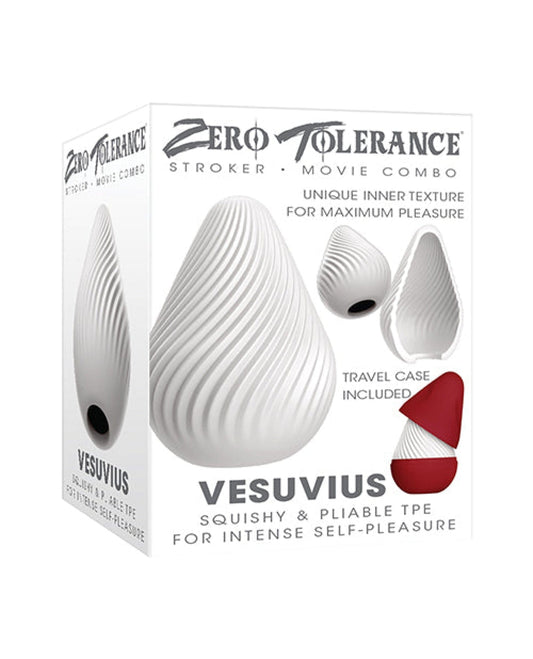 Doll Authority Dolls & Masturbators Zero Tolerance Vesuvias Stroker - White