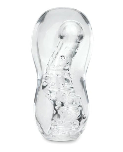 Doll Authority Dolls & Masturbators Zolo Gripz Wavy Stroker - Clear