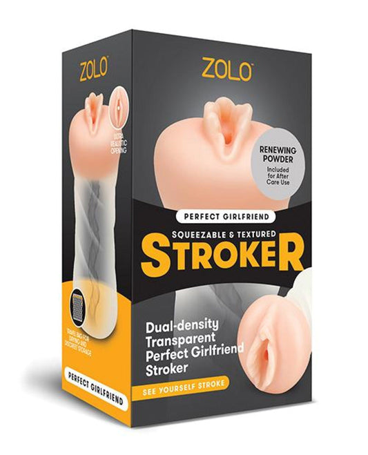 Doll Authority Dolls & Masturbators Zolo Perfect Girlfriend Dual Density Transparent Stroker