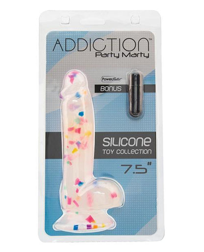 Doll Authority Dongs & Dildos Addiction 7.5" Party Marty - Frost-confetti