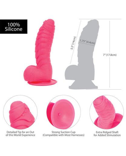 Doll Authority Dongs & Dildos Addiction Tom 7" Dildo - Hot Pink